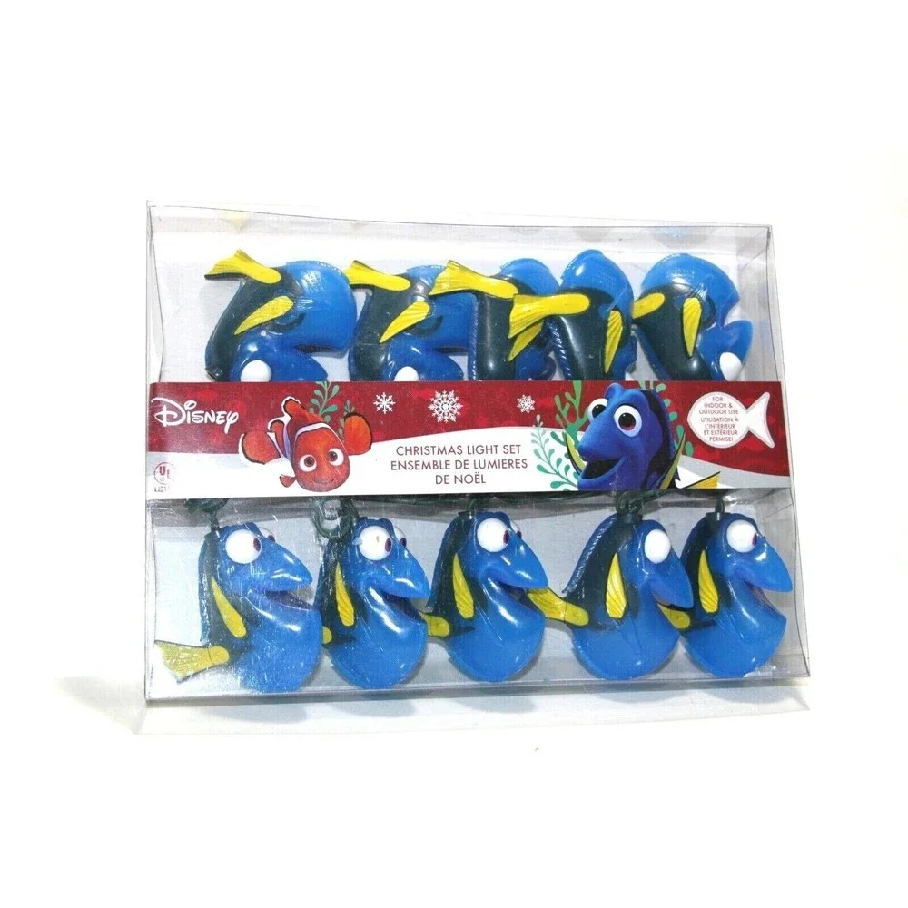 Disney Pixar Kurt S. Adler Finding Dory Fish Indoor Outdoor Christmas Lights